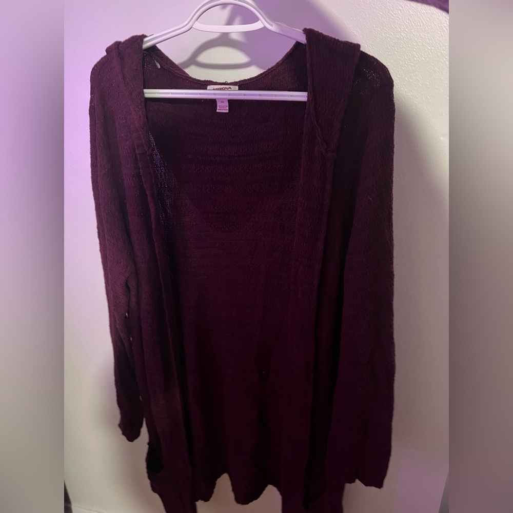 Arizona Jean Company Deep Purple Cardigan